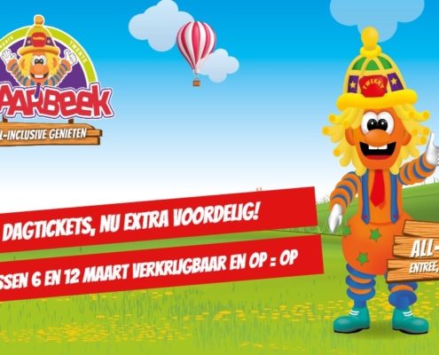 1000 dagtickets aanbieding waarbeek